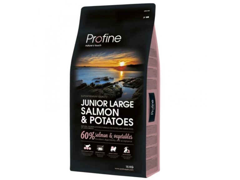 Ushqim për qen-Junior Large Salmon & Potatoes 3kg/15kg