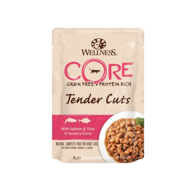 Ushqim për mace – Core Tender Cuts Salmon 85 gr