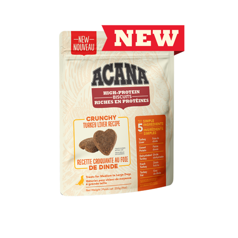 Snack për qen – Crunchy Turkey Liver Acana 100 gr