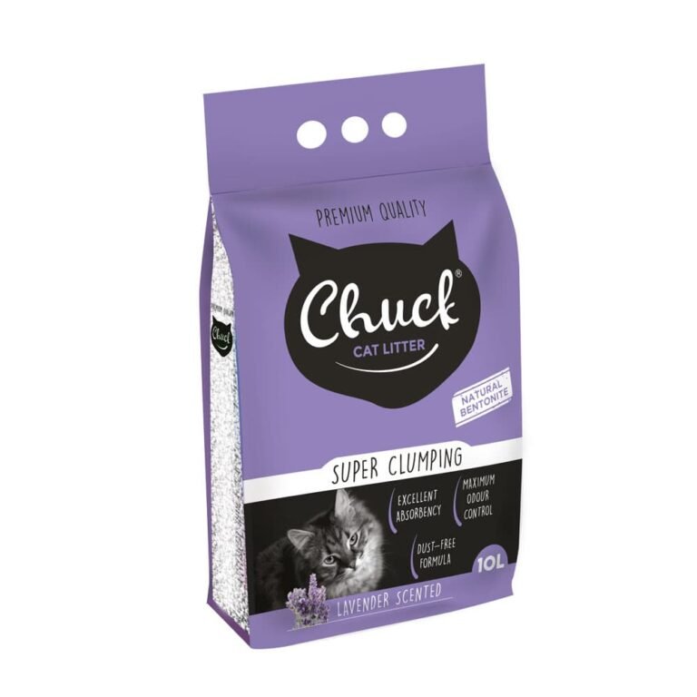 Rërë për mace Chuck Lavender 5 L/10 L
