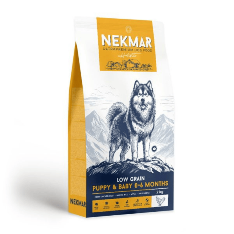 Ushqim për qenushë të vegjël me mish pule – Nekmar (2 kg/ 12 kg)