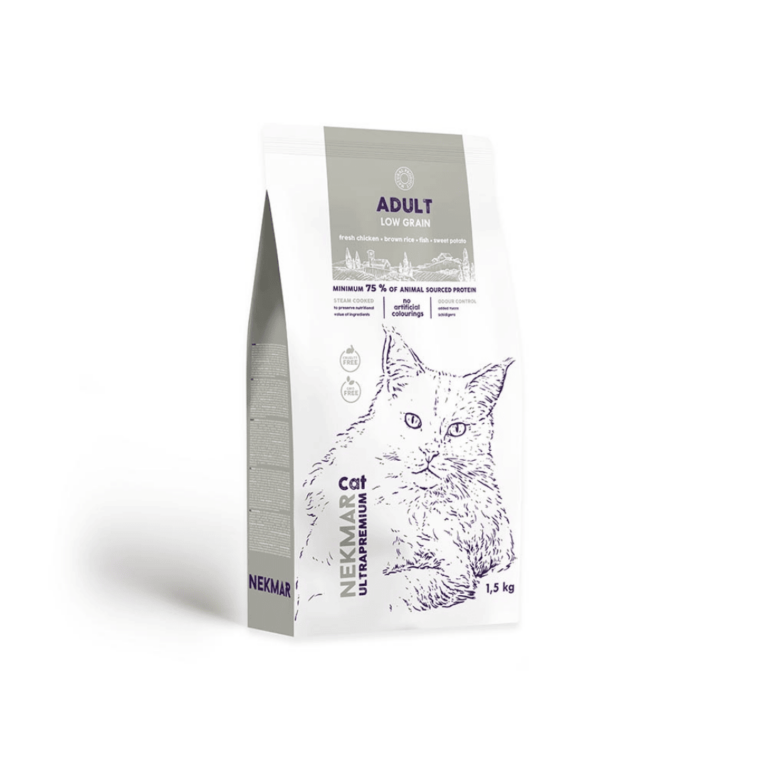 Ushqim për mace me mish pule – Nekmar (1.5 kg/ 10 kg)