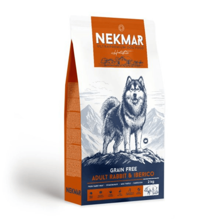 Ushqim për qen me mish lepuri – Nekmar (2 kg)