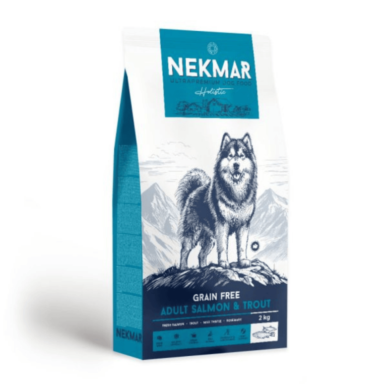 Ushqim për qen me salmon – Nekmar (2 kg)
