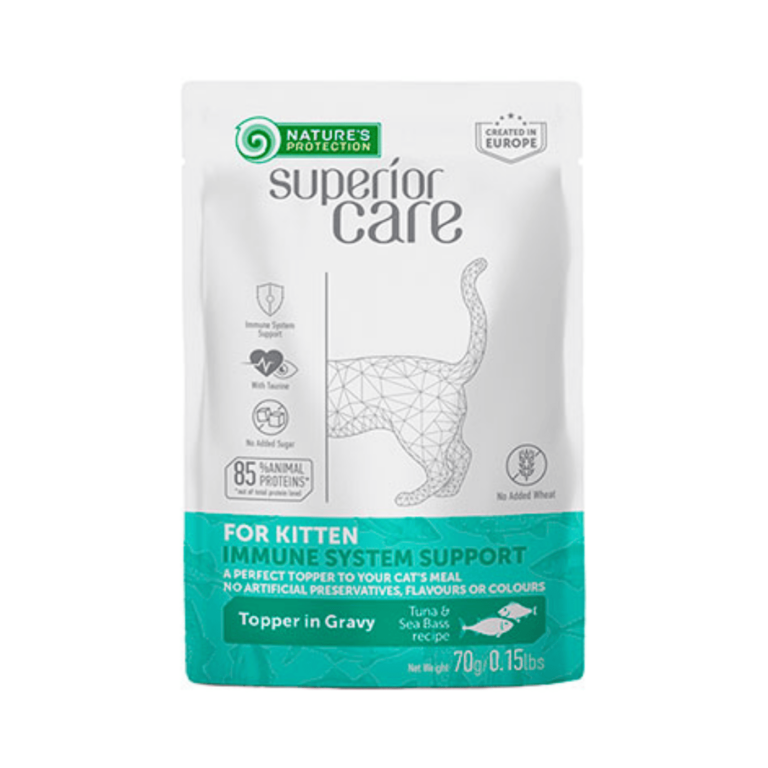 Ushqim i njomë me peshk ton për kotele – Natures Protection (70 g)