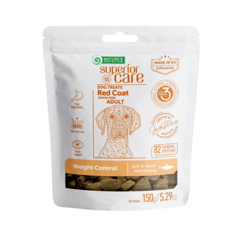Snack me peshk për qen me gëzof të errët – Natures Protection (150 g)