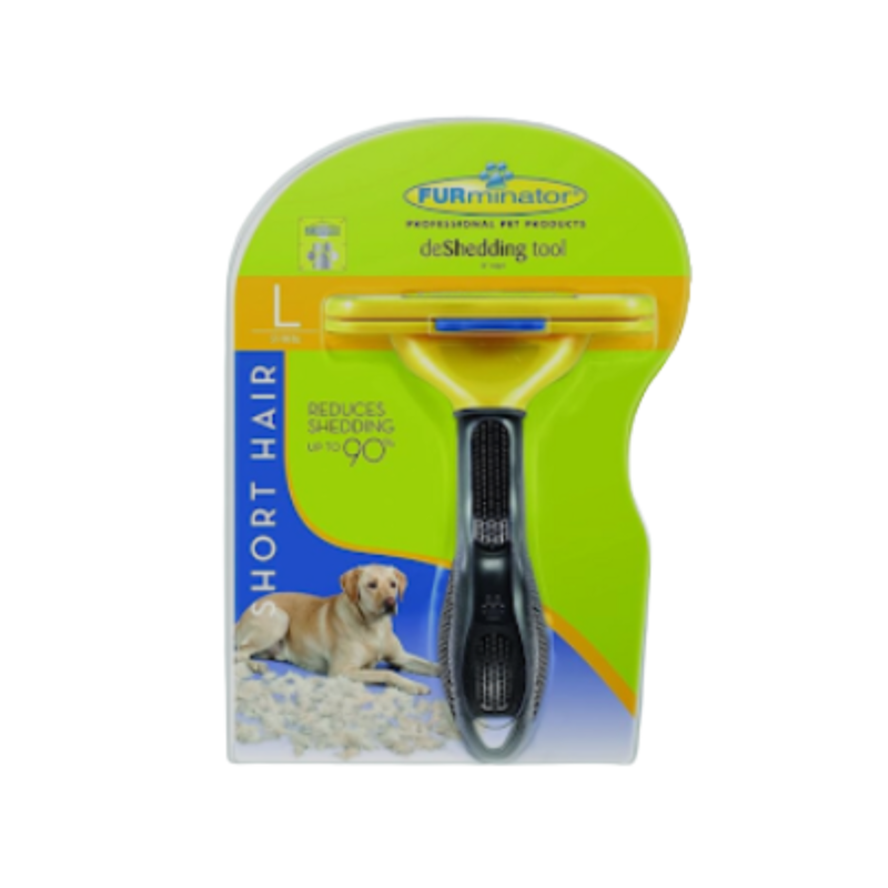 kreher furminator per kafshe te medha me qime te shkurter