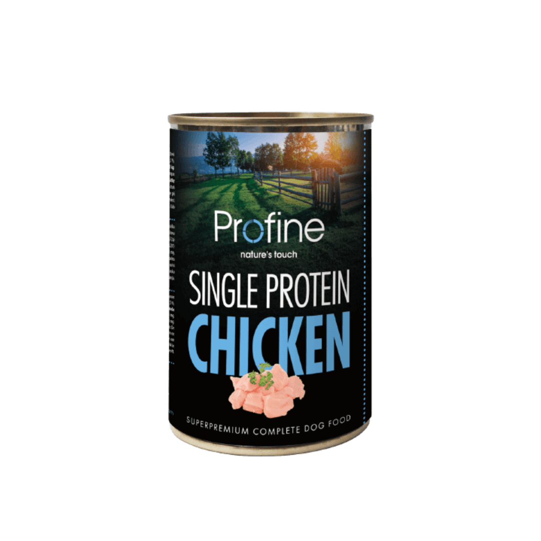 ushqim i njome per qen me mish pule